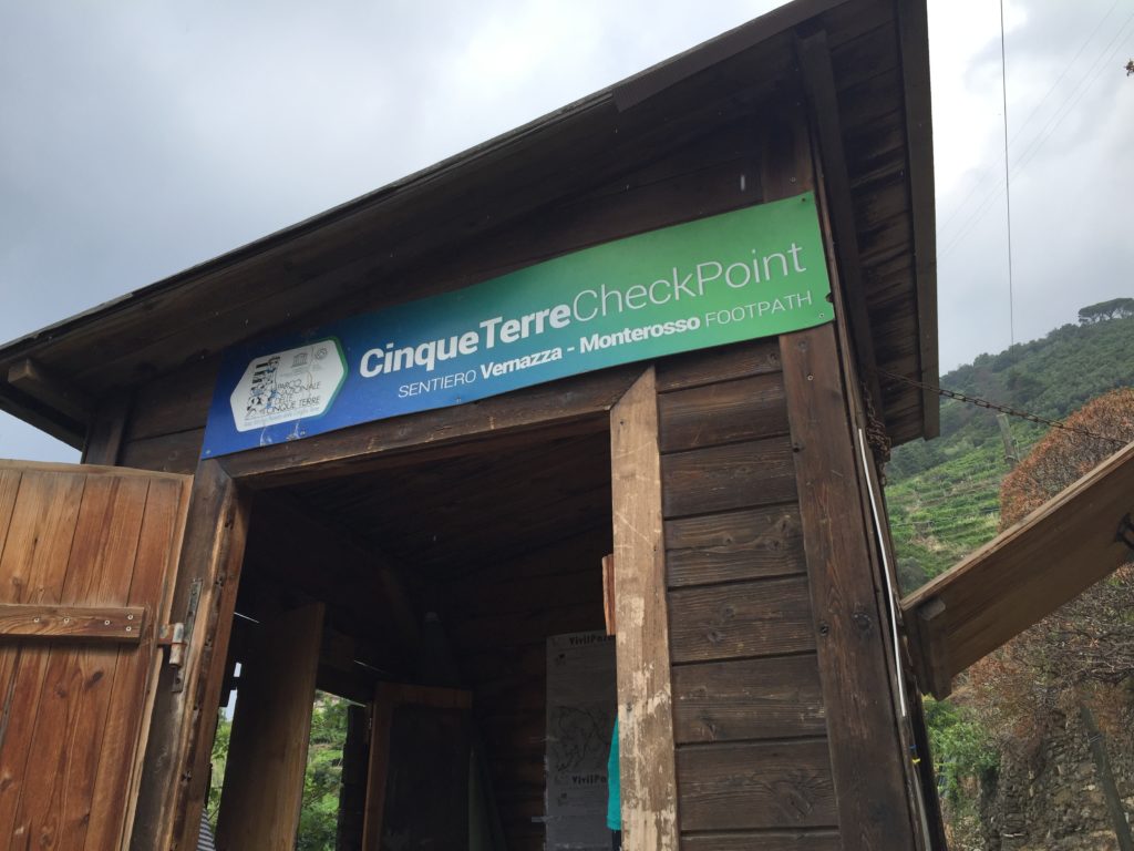 cinque terre check point