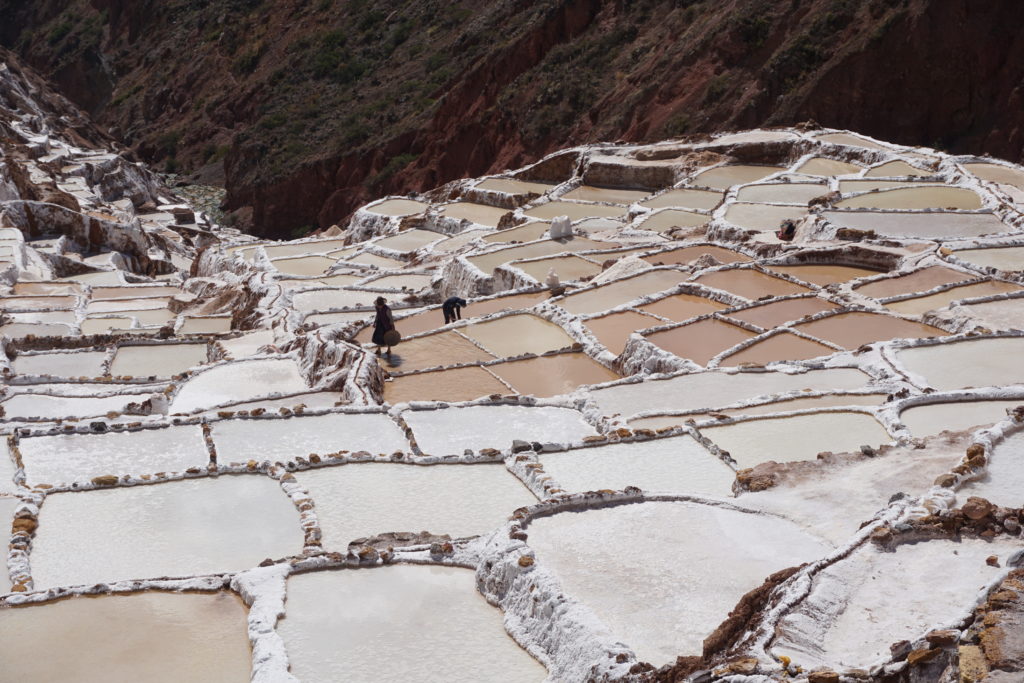 salt mines peru