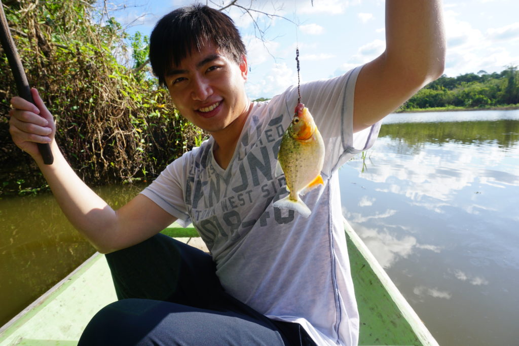 fishing in amazon amazon rainforest iquitos peru