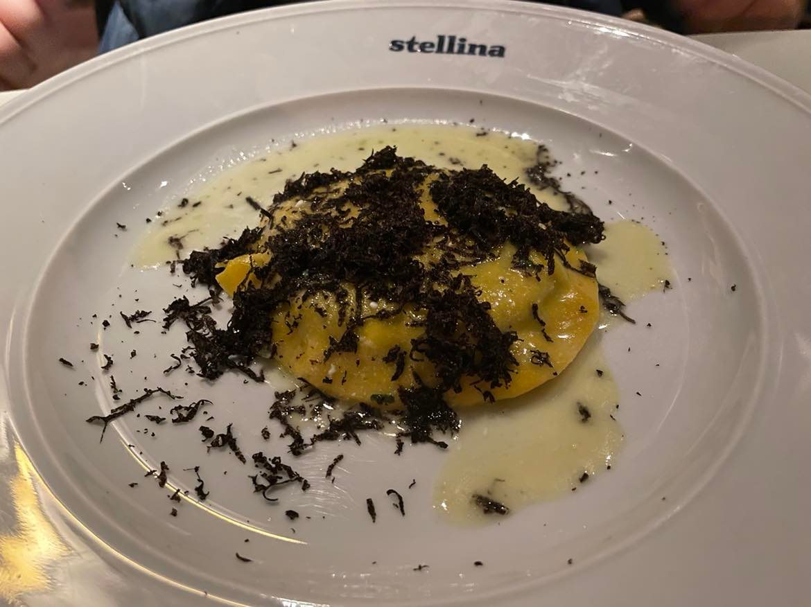 Ravioli black truffle stellina Montreal top restaurants