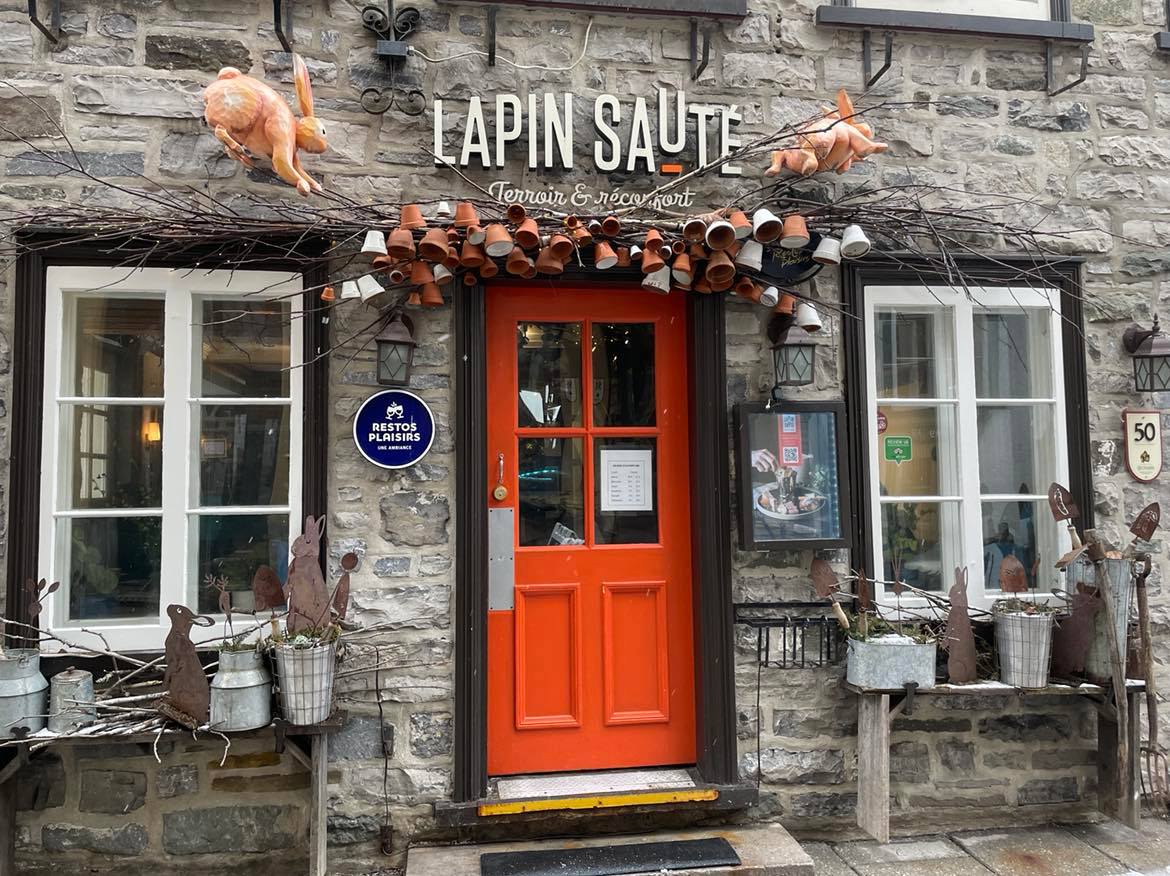 le_lapin_sauté top restaurants Quebec City